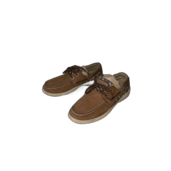 Girl's Cheetah Animal Print Sperry Size 4.5 - Picture 2 of 12